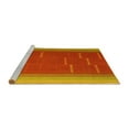 thumbnail image 2 of Ahgly Company Machine Washable Indoor Rectangle Abstract Yellow Contemporary Area Rugs, 4' x 6', 2 of 4