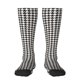 thumbnail image 1 of Fotbe Houndstooth Black And White Calcetas Divertidas Estampadas para Hombre y Mujer, Calcetas de Algodón hasta la Rodilla para Caminar, Correr, Enfermería y Embarazo, 1 of 6