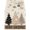E, variant on Christmas Tree Pattern Table Runner with Snowflake and Ornament Print for Holiday Dining Room Kitchen Decor Linen Fabric