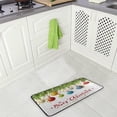 thumbnail image 2 of GZHJMY Kitchen Rugs,Christmas Balloons Non Slip Washable Cushioned Carpets Polyester AntiFatigue Comfort Porch Floor Mat Doormat Christmas Decoration, 39"x20", 2 of 7