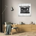 thumbnail image 3 of Kristin Emery 28x28 Gallery Wrapped Canvas Wall Art Titled - Typewriter I, 3 of 4