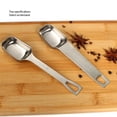 thumbnail image 4 of Becaristey Measuring Spoon Cooking Spoons Scale Ingredients Measure Tool Kitchen Thin Handle, 4 of 6