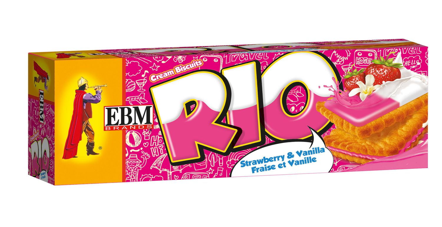 EBM RIO STRAWBERRY VANILLA BISCUIT