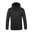 thumbnail image 4 of Chaqueta térmica para mujer, abrigo cálido con capucha a la moda para senderismo, camping y pesca Negro, 4 of 8