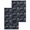Dark Blue, variant on Spring Floral Kitchen Dish Towels for Drying Dishes Set of 3, Grey Dandelion Plants Pastoral Flower Botanical Waffle Weave Microfiber Hand Tea Bathroom Towels Quick Dry & Absorbent Towel 15.7x23.6