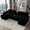 124" Black-Corduroy, variant on Howcool 124" U Shaped Cloud Couch Sectional Sofa, Modular Corduroy Sectional with Double Chaise, USB Charging, Hidden Storage & Center Console, Deep Seat Comfy Couch for Living Room, Black