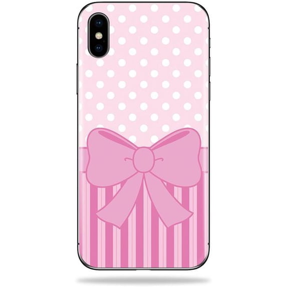MightySkins APIPHXS-Pink Present Skin Decal Wrap for Apple iPhone XS Sticker - Pink Present