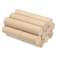 thumbnail image 1 of Unique Bargains 1-1/5 x 6 Inch Dowel Rods Wood Sticks Unfinished Wooden Dowel Rods Round Dowels Sticks 10 Pcs, 1 of 6