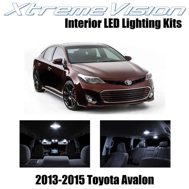 XtremeVision Interior LED for Toyota Avalon 2013-2015 6 pcs Pure White Interior LED Kit + Installation Tool