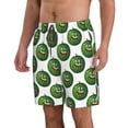 thumbnail image 2 of Kdxio Happy Watermelon Pattern Mens Casual Shorts - Drawstring Summer Beach Sports Shorts for Men, 2 of 9