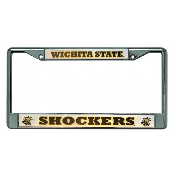 Wichita State Shockers Chrome License Plate Frame