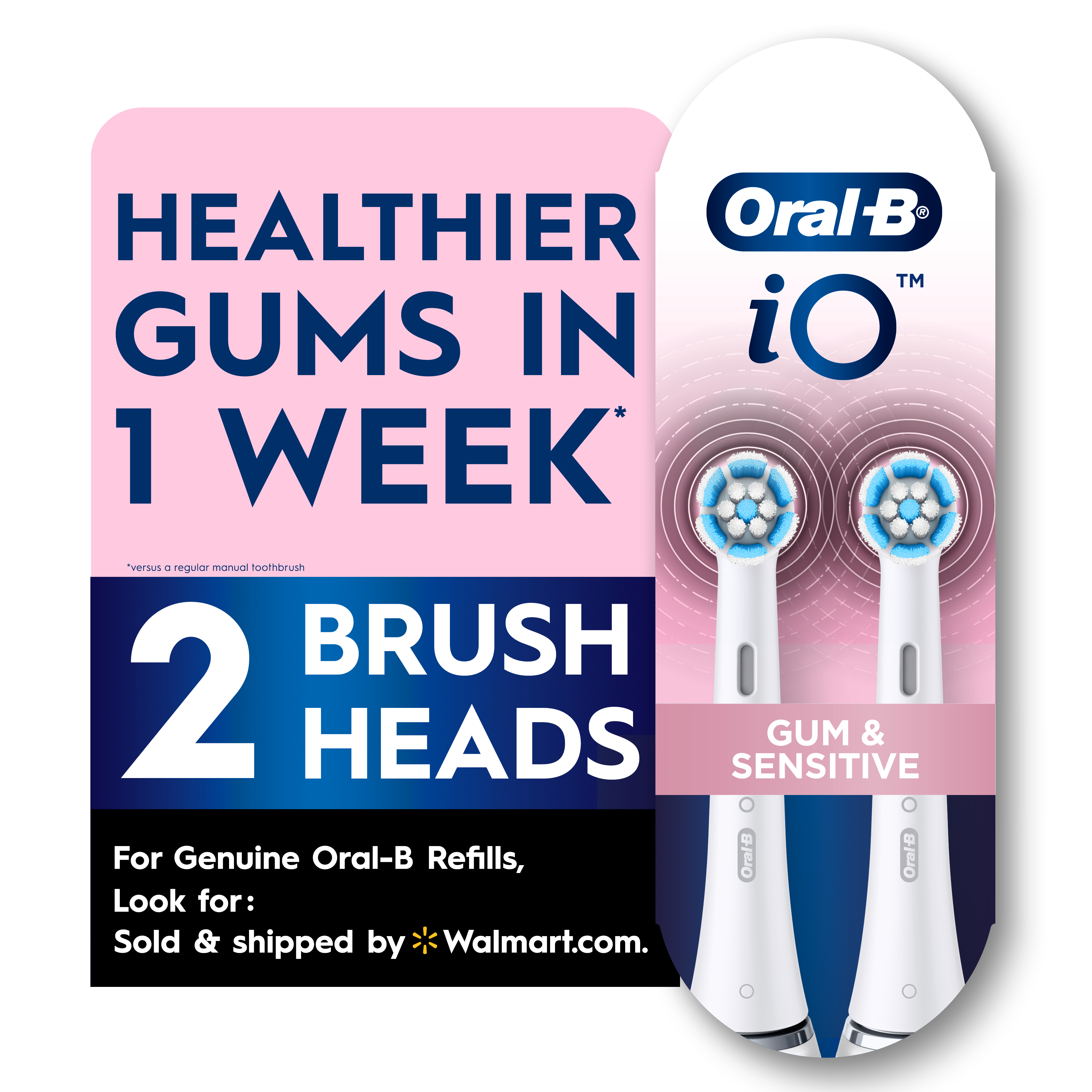 Oral-B iO Gentle Care Replacement Brush Heads photo 1