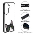 thumbnail image 2 of WIRESTER Shockproof Soft Rubber Cover Case for Samsung Galaxy S26+ / S26 Plus 6.7" 2026, Animal Black White Tuxedo Cat, 2 of 5