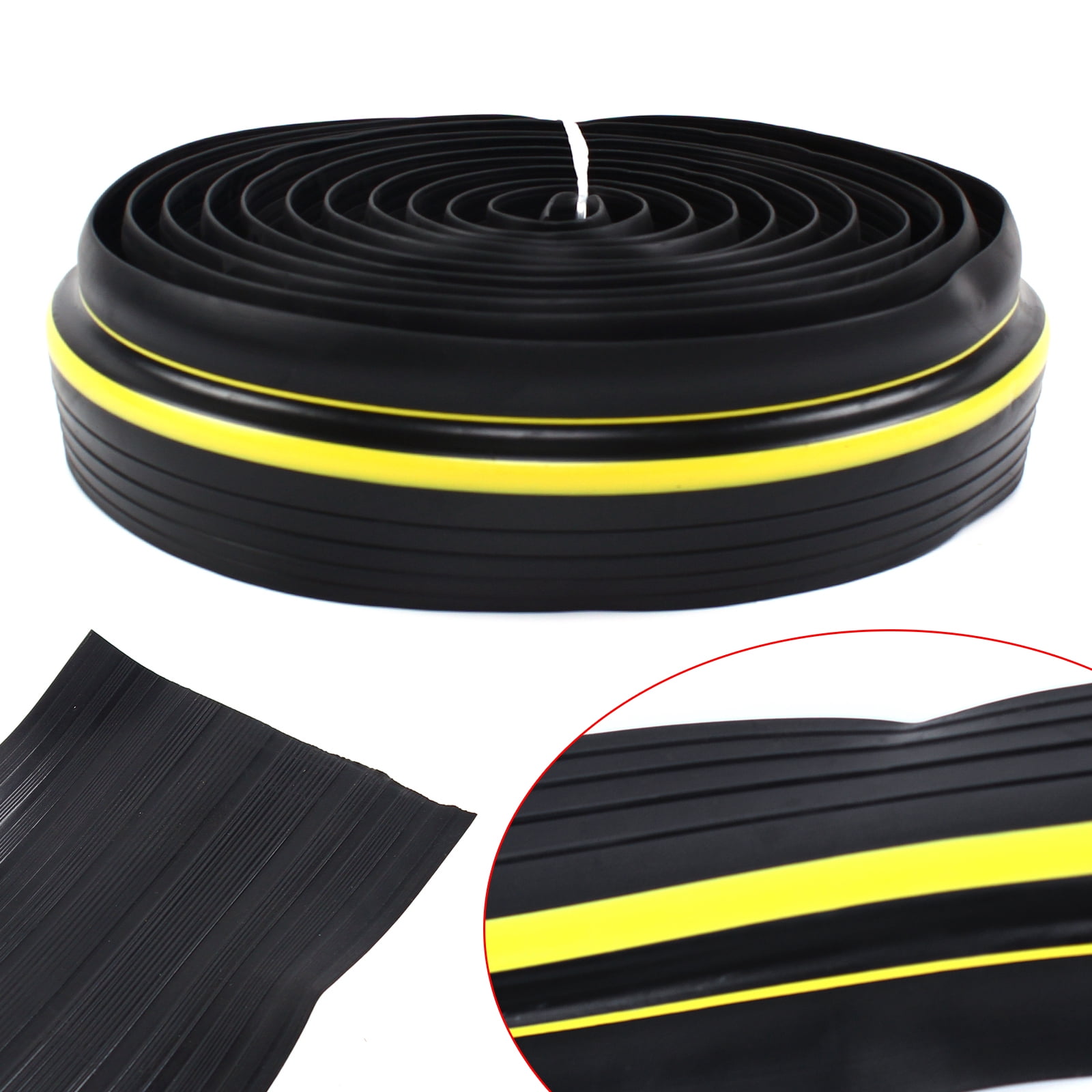 Durable Garage Door Seal, 6m Long with 80mm Width and 14mm Thickness, Ideal for Preventing Drafts, Water, and Pests