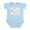 Sky Blue, variant on CafePress - Gas Passer Bodysuit - Baby Light Bodysuit, Size Newborn - 24 Months