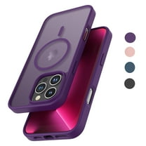 Galaxy S24 FE 5G Case,Magnetic Phone Case with MagSafe for Samsung Galaxy S24 FE 6.7",Takfox [Frosted] Shockproof Case Matte Hard Plastic & Silicone Rubber Full Body Bumper Protection Cover,Purple