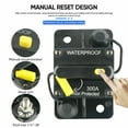 thumbnail image 3 of Minxio Waterproof Car Circuit Breaker Fuse Reset 30-300 Amp 12V-48V DC Car Boat Auto,40A, 3 of 7