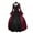Hot Pink-3, variant on Wijhcboe 2025 Cocktail Dresses For Women plus Size Gothic Clothes for Women Size 28 Plus Size Fashion Gothic Clothing Men Boots Style Vintage Midi Dress Croset Long Flare Sleeve A Line Party Dress Me