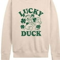 thumbnail image 3 of Disney - Donald Duck Lucky Duck - Women's French Terry Pullover Sweatshirt, 3 of 5