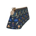 thumbnail image 2 of Xecao Undersea Animals Print Leather Pencil Case -Stationery Bag Pen Holder for Work & Office, 2 of 5