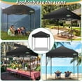 thumbnail image 5 of COBIZI Canopy Tent 6.6’x6.6’ Folding Outdoor Pop Up Heavy Duty Canopy for Beach Camping-Black, 5 of 9