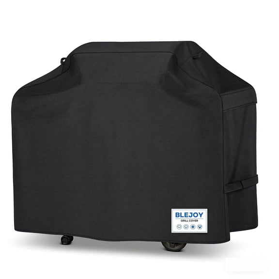 BLEJOY Gas Grill Cover 58 Inch, Heavy Duty Waterproof BBQ Cover for Outdoor Grill, Fits up to 56" Width, Anti-UV, Rip & Fade Resistant