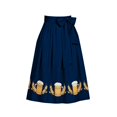 thumbnail image 4 of Arlun Oktoberfest Print Midi Skirts for Women High Waisted Bow Drawstring Belt Flowy Pleated Skirts Loose Comfort Fashion Festival Below Knee Casual Skirts 2026 Summer 1-Dark Blue One Size, 4 of 4