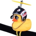 thumbnail image 2 of Adorno de coche de juguete de pato, decoraciones para salpicadero de coche de pato amarillo con casco de hélice para adultos y niños, 2 of 10
