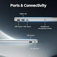 thumbnail image 4 of HP New 15.6 inch Laptop Computer, Intel High-Performance 4 cores N100 CPU, 8GB RAM, 512GB SSD, Long Battery Life, Windows 11 Home, 4 of 5