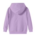 thumbnail image 4 of MLQIDK Cute Plain Hoodie for Girls Kids 10-12 Years Long Sleeve Solid Color Cute Sweatshirt Pullover Cute Kids Clothes 150(11-12 Years), 4 of 6