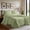 Green, variant on Pyxie Home 3-Piece Pink Blush Gauze Texture Duvet Sets, Full/Queen