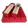 thumbnail image 3 of Guardhouse LOT of 10 Single Row 2x2 Storage Boxes for Coin Plastic & Paper Cardboard Flips, 3 of 7
