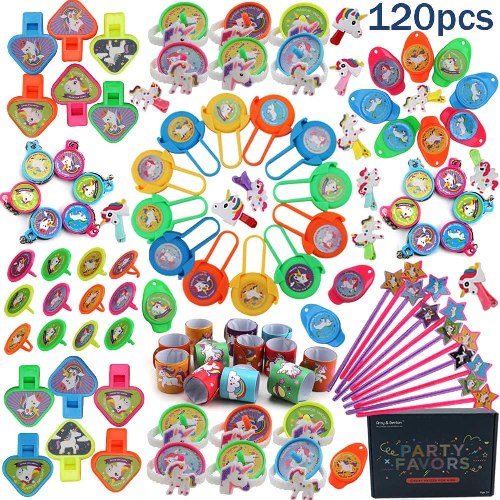Pinata Filler Carnival I Premium Party Favor Toy Assortment in Big 120 Pack Treasure Box Birthday Party Goodie Bag Fillers Prizes Party Favors for Kids Classroom Rewards Halloween Bulk Toys