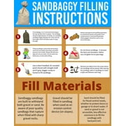 Sandbaggy Burlap Sand Bag, Brown, 50 Count