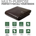 thumbnail image 3 of Autoez 30'x 30' Heavy Duty Tarp 16mil Extra Thick Multipurpose Protective Cover All Weather Proof, 3 of 9