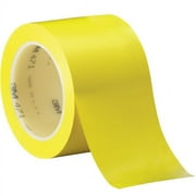 3M™ 471 Vinyl Tape, 5.2 Mil, 3" x 36 yds., Yellow, 3/Case (T9684713PKY)
