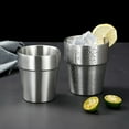thumbnail image 4 of EASTIN 8pcs Stainless Steel Water cup - stackable double-layer metal cup  Vacuum Insulated Coffee/Tea/Beverage Cup with Heat & Cold Retention  Easy Cleaning  Coffee Cup/Tea Cup/Beer Mug, 4 of 7