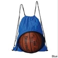 thumbnail image 3 of Black Sport Ball Mesh Drawstring Cinch Pack, 3 of 5