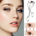 thumbnail image 4 of Eyelash Curler, Eyelash Comb, Stainless Steel Eyelash Curler with Built-In Brush, Comfortable Handle Design for All Eye Shapes and Sizes, Gentle Curling without Pulling Or Breaking Lashes, 4 of 5