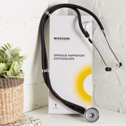 McKesson Lumeon Sprague Rappaport Stethoscope for Medical Use - Black, 1 Ct