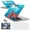 Blue Bubble, variant on IBENZER Compatible with 2025 2024 2023 2022 MacBook Air 13 inch case M4 A3240 M3 A3113 M2 A2681, Hard Shell Case & Keyboard Cover & Screen Film & Type-C Adapter for Mac Air 13.6, Star Black