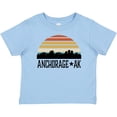 thumbnail image 3 of Inktastic Anchorage Alaska Skyline Boys or Girls Baby T-Shirt, 3 of 5