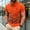 Orange, variant on COSFO Men's Polo Shirts Short Sleeve Casual Love Heart Summer Graphic Tees Collared Performance Pullover Slim Fit Moisture Wicking Tops