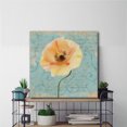 thumbnail image 2 of Courtside Market Blue Poppy Script II Gallery-Wrapped Canvas Wall Art, 16x16, 2 of 5