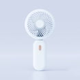 thumbnail image 2 of JHyouerji Mini Handheld Fan Blue Portable Foldable USB Rechargeable Handheld Fan for Travel Summer Vacation Outdoor, 2 of 6