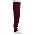 thumbnail image 4 of Jerzees Mens NuBlend Elastic Bottom Sweatpants, L, Maroon, 4 of 5