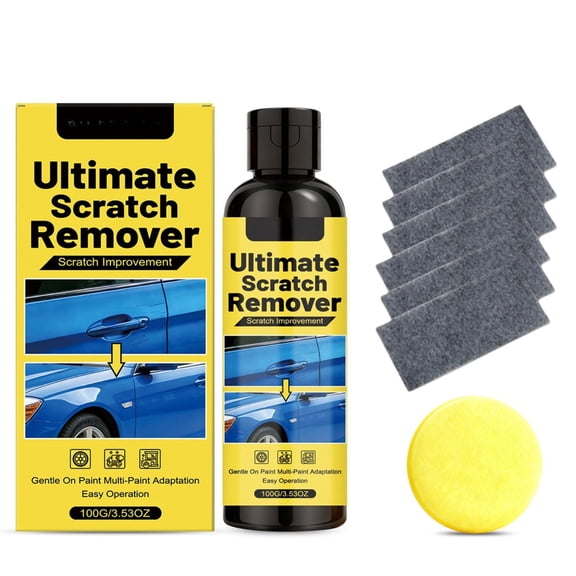 NanoPolix Scratch Remover, Nano polix Quick Fix Removal Paste for Deep Scratches, All Paint Colors Polishing Kit, Quick Repair Scratches and Restore Shine, 100g/3.53oz