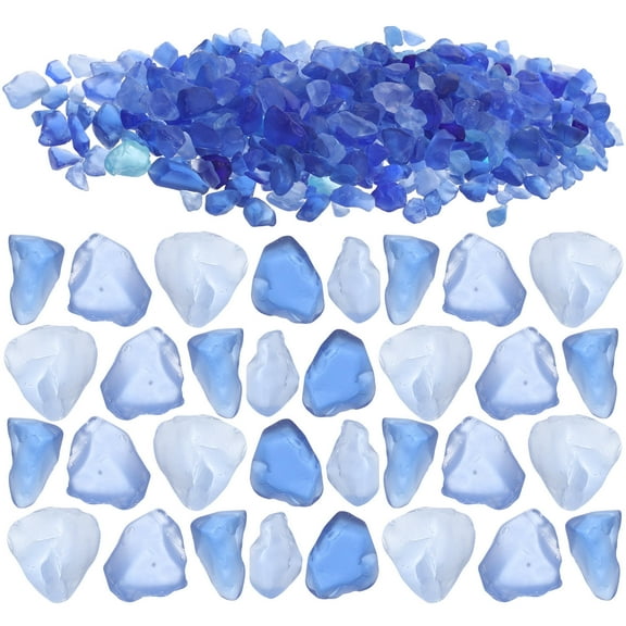 Raindrops Aquarium Gravels in Blue 1 Set (0.5Kg) for Fish Tank and Water Features