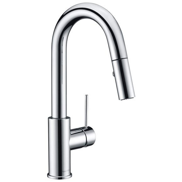 Aguastella As59Ch Chrome Bar Faucet Or Prep Kitchen Sink Faucet With Pull Down Sprayer And Single Handle