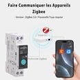 thumbnail image 2 of ZigBee Smart Switch, DIY Smart Switch Compatible with Alexa, Google Assistant, TUYA/Smart Life APP Remote Control, with Measurement, Voice Control and Timer Function, 40A, 2 of 5